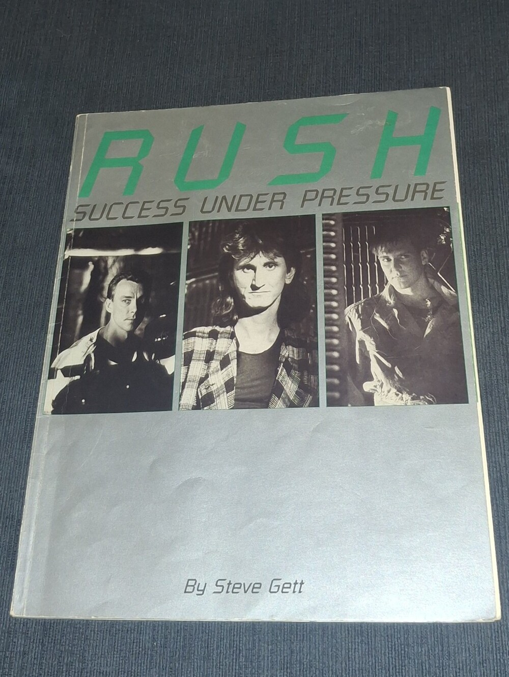Vintage RUSH Success Under Pressure By Steve Gett 1984 Softcover Band Biography